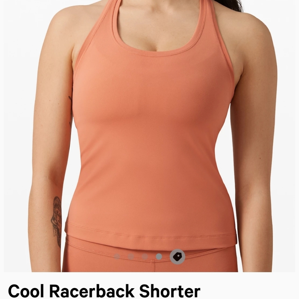 Lululemon Cool Racerback Shorter Sz 6